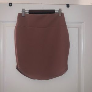 Mauve Mini Skirt